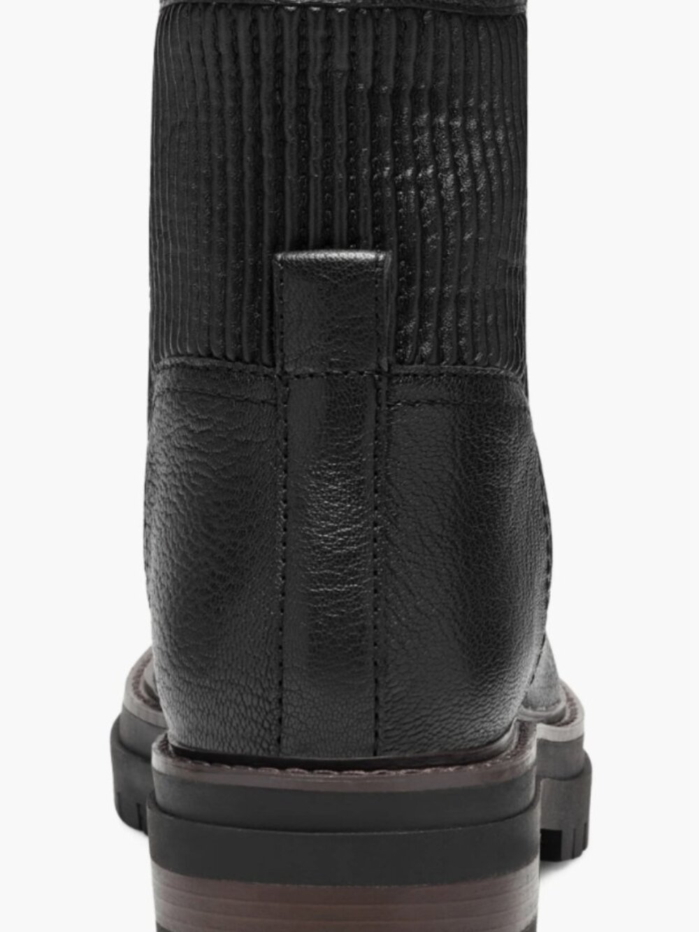 NWT LOUISE ET CIE Women's Black Sheena Lace Up Combat Leather Boots Sz 5.5 - Picture 5 of 11